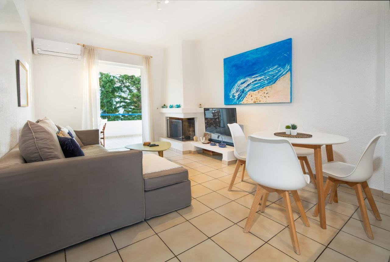 Del Mar Luxury Apartment 30M From The Beach Pórto Ráfti المظهر الخارجي الصورة